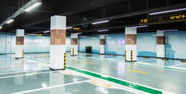 地下車庫電梯口是否能劃車位？